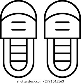 Flip Flops Icon Vector Element line icon design vector icons