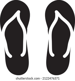 Flip flops icon vector illustration.eps