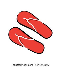 Flip flops illustration