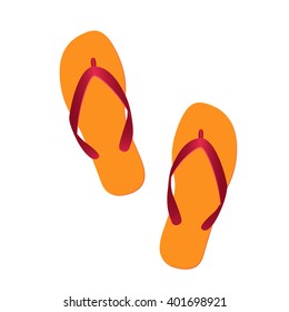 flip flops isolated