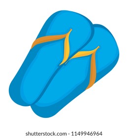 flip flops isolated icon