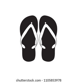 Flip flops isolated icon design, vector illustration graphic