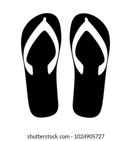 Flip flops isolated on a white background