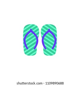 Flip flops Isolated vector design.