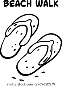 flip flops sandals pair
