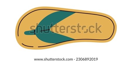 Flip Flops Sandals Vector Illustration