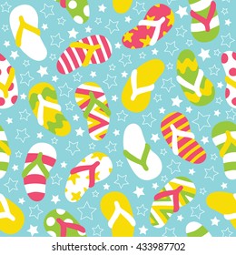 Seamless Pattern Cute Little Unicorn Ice Stock Vector (Royalty Free ...