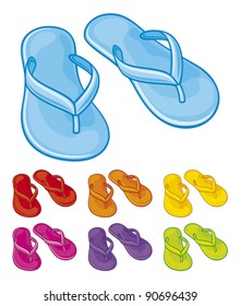 flip flops set 