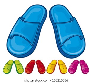flip flops set (slippers)