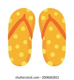 Sommersaisonzubehör mit Flip-Flops