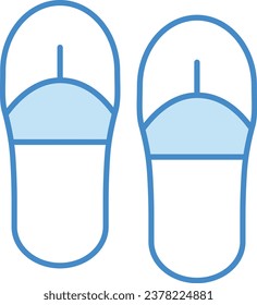 flip flops vector design icon for download. Eps
