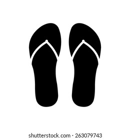 flip flops - vector icon