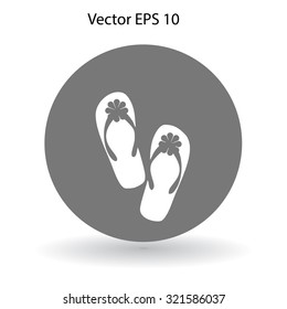 Flip flops vector illustration
