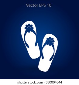 Flip flops vector illustration