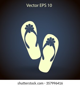 Flip flops vector illustration