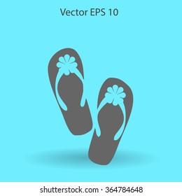 Flip flops vector illustration