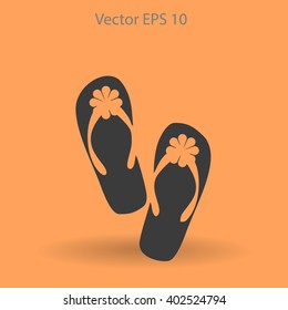 Flip flops vector illustration