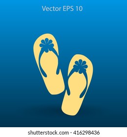 Flip flops vector illustration