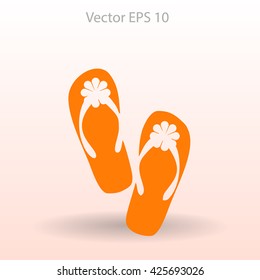 Flip flops vector illustration
