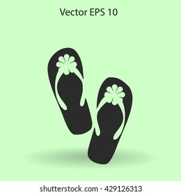 Flip flops vector illustration