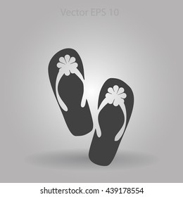 Flip flops vector illustration