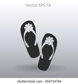 Flip flops vector illustration