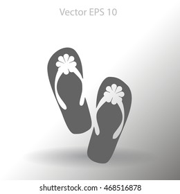Flip flops vector illustration