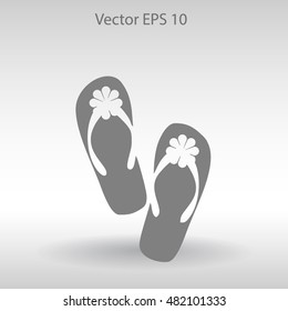 Flip flops vector illustration