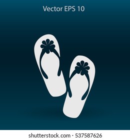 Flip flops vector illustration