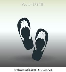 Flip flops vector illustration