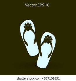 Flip flops vector illustration