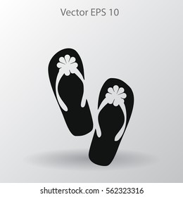 Flip flops vector illustration