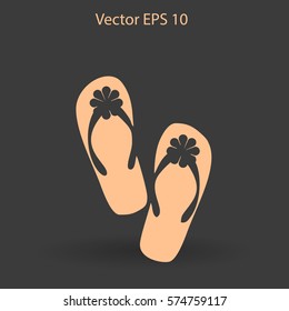 Flip flops vector illustration
