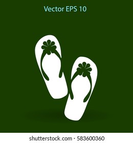 Flip flops vector illustration