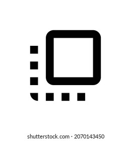 flip to front Icon. Flat style design isolated on white background. Vector illustration