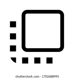 Flip to front icon vector illustration flat style isolated on white background