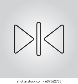Flip horizontal icon
