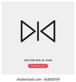 Flip Horizontal Vector Icon