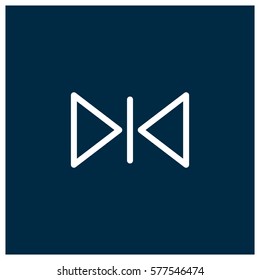 Flip horizontal vector icon