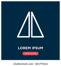 Flip horizontal vector icon