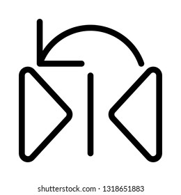 flip horizontal to vertical in left orientation