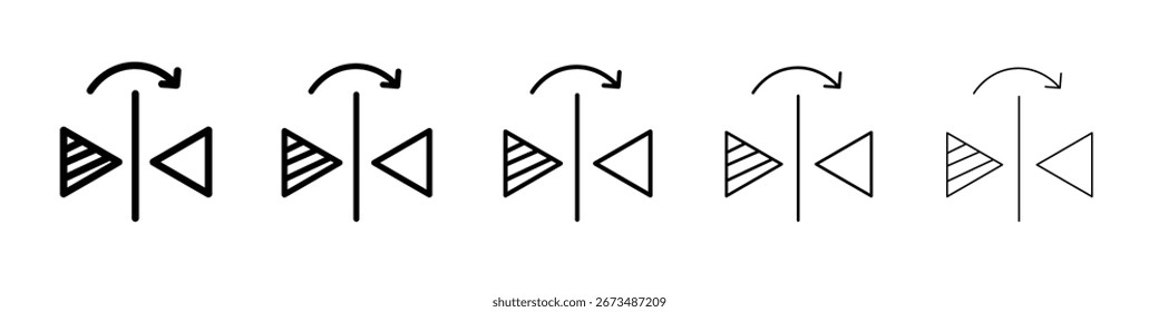 schwarz-weißes Vektorsymbol