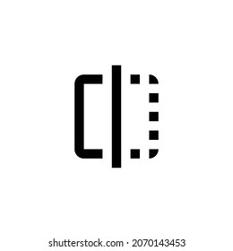 flip Icon. Flat style design isolated on white background. Vector illustration