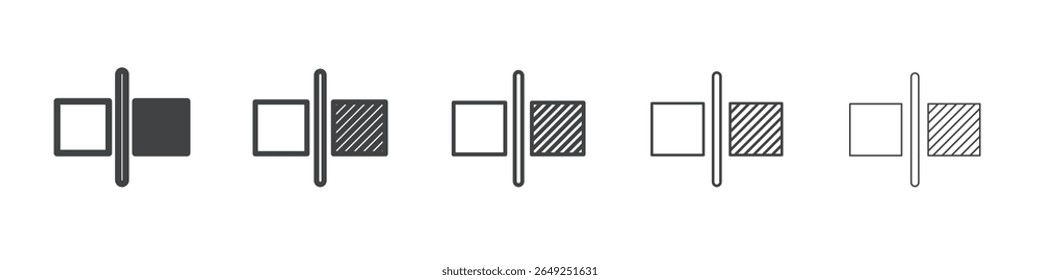 flip icon simple illustration collection symbol