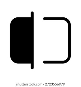 Flip Icon Vector Symbol Design Illustration