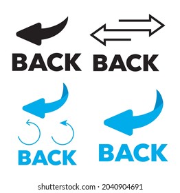 Drehen oder umdrehen. Rückseite Symbol flach