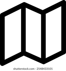 flip paper icon for graphic design