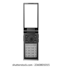flip phone vector illustration background