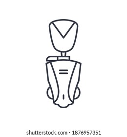 Icono Flip pop, ilustración lineal aislada, vector de línea delgada, signo de diseño web, símbolo de concepto de contorno con trazo editable sobre fondo blanco.