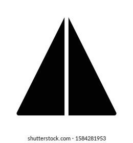 flip vector glyph flat icon 